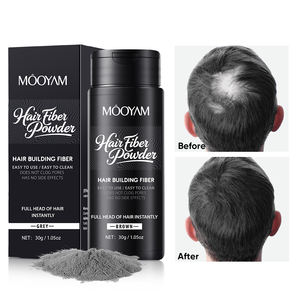 Poudre de fibres capillaires en kératine naturelle personnalisée en gros pour l'épaississement et la densification des cheveux - Product Image 1