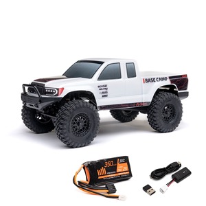 Axial SCX24 Base Camp 1/24 4WD Rock Crawler RTR, essieux portiques haute clarté, amortisseurs à bain d'huile, mini camion RC AXI00009 - Product Image 1