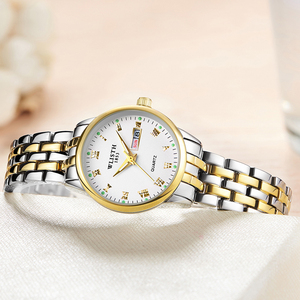 นาฬิกาข้อมือสุดหรูของ wlisth สำหรับผู้หญิงสร้อยข้อมือสแตนเลสสตีลนาฬิกาผู้หญิงนาฬิกาควอตซ์กันน้ำ - Product Image 3