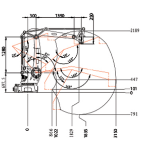 <span class=keywords><strong>Bras</strong></span> robotique industriel pneumatique avec boîte de vitesses <span class=keywords><strong>à</strong></span> composants essentiels, performance stable, robot articulé <span class=keywords><strong>à</strong></span> 6 axes pour l'industrie - Product Image 3