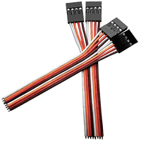 Câble de signal servo 22AWG 150mm avec fil de connexion étamé pour hélicoptères RC, drones, voitures et jouets - Conducteur en cuivre pur PTFE