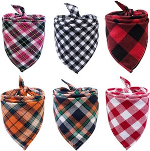 Bandanas pour chiens et chats, anniversaire, mignons, en coton doux, écharpes pour chiots, lavables, mouchoirs quotidiens, rose, vert, bleu, orange, confortables - Product Image 2