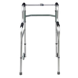 למבוגרים הליכון מתקפל מתכוונן 4-רגל אלומיניום מסגרת הליכונים עם שני גלגלים הקדמיים הליכה סיוע - Product Image 3