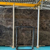 Losas y Azulejos de Mármol Emperador Oscuro Natural, Mármol Marrón Premium con Vetas Blancas para Pisos, Baños, Muebles de Baño y Paredes Decorativas