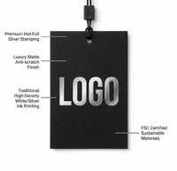 Étiquettes suspendues en papier recyclé écologiques avec logo imprimé personnalisé pour accessoires vestimentaires et vêtements