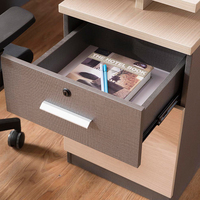 Table d'ordinateur de bureau, deux places, avec meubles à chaises