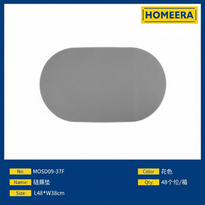 All'ingrosso eco-friendly di lusso TPE tappetino da bagno 68x38cm grigio impermeabile 3D Mesh con morbidezza per la testa e il collo per uso bagno - Product Image 1
