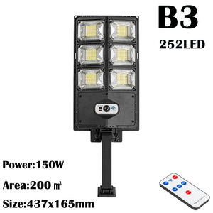 1000w Solar Flood <b>Lights</b> Outdoor IP65 Street Lamp Waterproof Motion <b>Sensor</b> Lighting 3 Modes 180Adjustable for Parking Lot Yard - Product Image 4