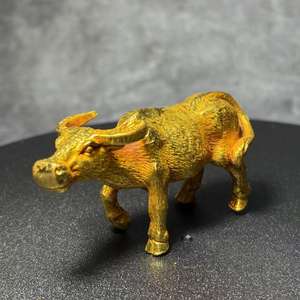 Figura Decorativa <span class=keywords><strong>de</strong></span> Buey Dorado Chino, Símbolo <span class=keywords><strong>de</strong></span> Fortuna y <span class=keywords><strong>Carrera</strong></span>, Regalo Cultural para Decoración <span class=keywords><strong>de</strong></span> Oficina, Precio <span class=keywords><strong>de</strong></span> Mayoreo - Product Image 4