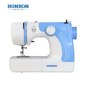 Mini máquina de costura doméstica portátil, multi-função, pequena máquina de costura doméstica, economia de energia HK-1212, venda imperdível