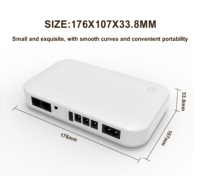 Oferta Especial: Mini UPS de Litio con Montaje en Pared, Interfaz DC POE, 21w, para Router Wifi, Teléfono, PDA, PSP, IPOD, MP4