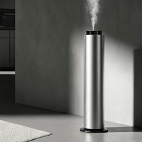 Diffuseur de parfum électrique commercial autonome 500 ml en métal, appareil d'aromathérapie à air froid biphasique avec éclairage LED et contrôle par application