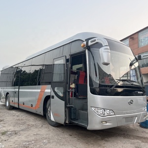 2019 Kinglong 65-Seat Diesel Bus Entrenador usado <span class=keywords><strong>barato</strong></span> en color plateado con transmisión manual - Product Image 6