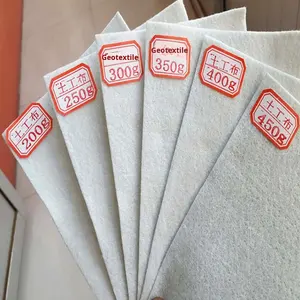 Fournisseur direct d'usine Shandong Huasheng, <span class=keywords><strong>géotextile</strong></span> non tissé en PET, filtration, drainage, autoroute, chemin de fer, conservation de l'eau, humidité - Product Image 2