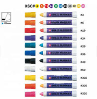 Sakura 9 couleurs marqueur peinture solide de haute qualité pour marquer sur n'importe quoi et faire sous l'eau