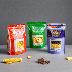 Custom Gravure Printing Stand-Up Mylar Bag Tea Coffee Packaging <b>Pouch</b> Window Matte Glossy <b>Laminated</b> Moisture Proof Recyclable - Product Image 4