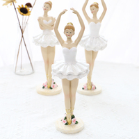 Fabriqué en Chine usine en gros résine Ballet danse fille Ballet danseur Statue pour enfants cadeaux et décorations de chambre