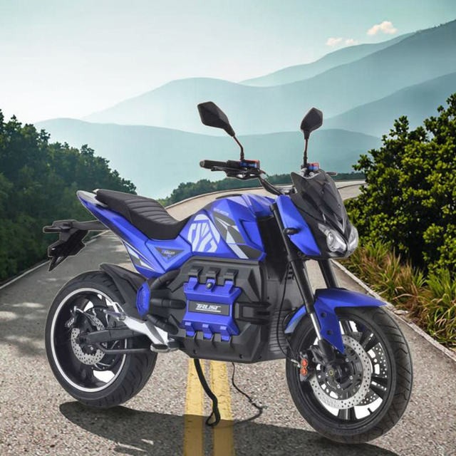 Electric Motorcycle HighSpeed EEC COC Waterproof 100/120Ah Lithium Battery Street Legal Electric Motorcycle OEM Factory