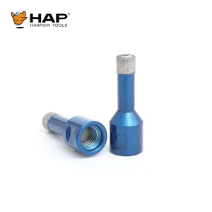 5 pièces Kit de foret à noyau de diamant 5MM 6MM 8MM 10MM 12MM boîtier en aluminium sous vide diamant scie cloche ensemble Cutter pour marbre carrelage verre - Product Image 5