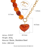 Collier et boucles d'oreilles en acrylique en spirale, style européen et américain, plaqué or 18 carats, ensemble de bijoux en acier inoxydable pour femmes