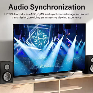 8K hdami 2.1 केबल 48Gbps हाई स्पीड एचडीएमआई 2.1 केबल 8k अल्ट्रा हाई स्पीड नायलॉन मेष 48 जीबीपीएस केबल धातु शेल hdami 2.1 केबल - Product Image 5