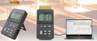 HUATO S220-T8 termokopel pencatat Data, instrumen perekam temperatur inkubator unggas Multi Saluran
