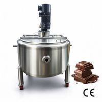 Mélangeur de chocolat 500L 1000L utilisé industriel raffineur de conchage de chocolat raffineur de boule de chocolat7 500Kg raffineur de chocolat