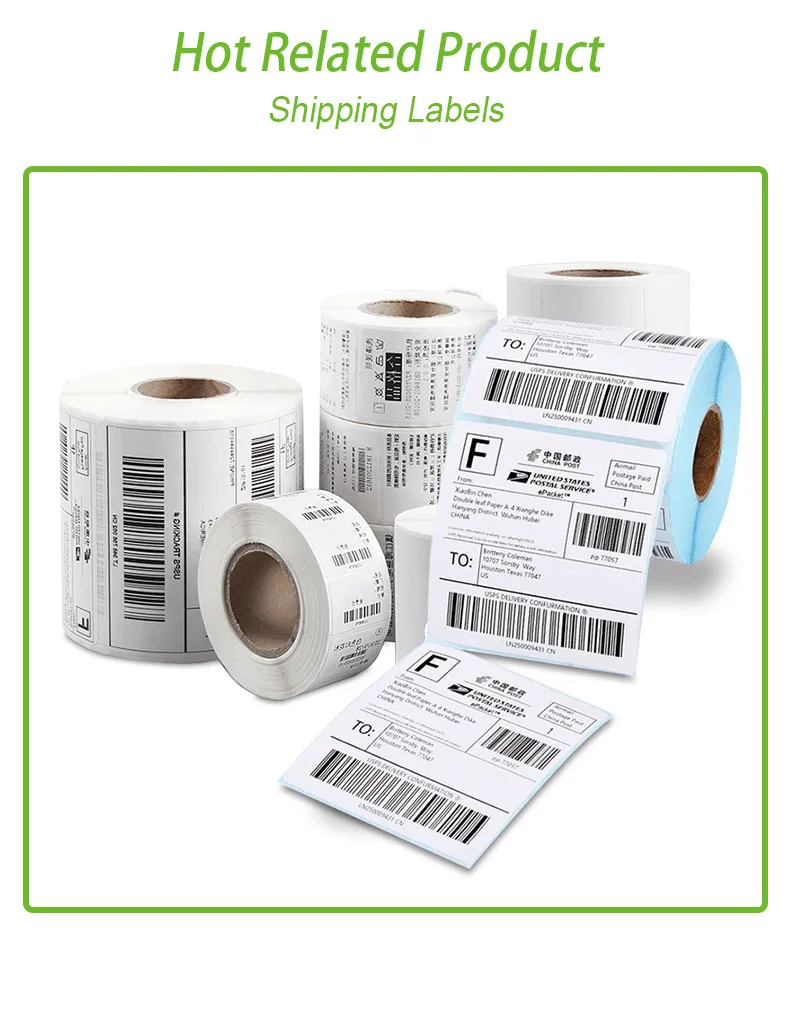 Custom Labels For Packaging Factory Price Adhesive Sticker Package Label Stickers White Circle