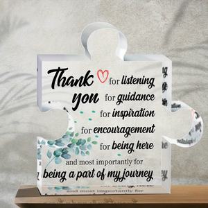 Plaque en acrylique Cadeau <span class=keywords><strong>de</strong></span> remerciement pour les amies Enseignantes Mères Collègues Patrons Leaders Mentors Guides Entraîneurs Mariages - Product Image 3