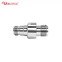 Adaptateur coaxial HN femelle vers N femelle 50 Ohm, adaptateur de panneau droit pour alimentation et configuration de test
