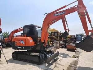 Doosan-Miniexcavadora de calidad garantizada, maquinaria de movimiento de tierra usada, precio bajo, incluye engranaje de bomba de motor - Product Image 2