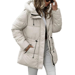 Veste coupe-vent pour <span class=keywords><strong>femme</strong></span>, doudoune <span class=keywords><strong>chaude</strong></span>, grande taille, manteau de haute qualité pour <span class=keywords><strong>femme</strong></span>, <span class=keywords><strong>parka</strong></span> courte <span class=keywords><strong>avec</strong></span> <span class=keywords><strong>capuche</strong></span> - Product Image 4