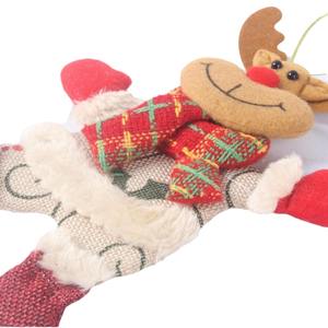 Nuovo babbo natale pupazzo di neve cervo regalo di natale piccolo ciondolo bambola di peluche albero di natale ciondolo decorazioni all'ingrosso - Product Image 4