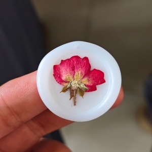 Etiquetas Adhesivas de Cera con Flores Secas para Decoración de Empaques, Estilo Elegante para Bodas 2026 - Product Image 1