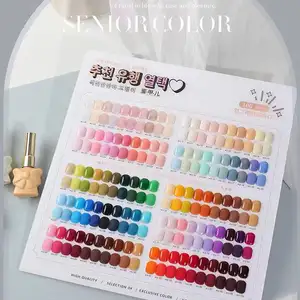 Professional with color Vegan Gel Nail Polish Kit Uv Gel Nail Polish Set 100 Colour 15 Ml For Wholesale Nail Salon Supplies
