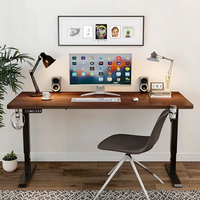 Bureau debout ergonomique moderne et électrique à double moteur Bureau d'ordinateur facile à assembler et à hauteur réglable pour le bureau
