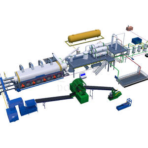 15-50Ton/Set Última tecnología planta de pirólisis continua <span class=keywords><strong>para</strong></span> reciclar neumáticos a máquina de pirólisis de aceite combustible negocio caliente - Product Image 1