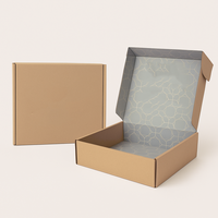 Boîtes d'expédition personnalisées recyclables fournies par l'usine, emballage de courrier coloré, boîte en carton ondulé