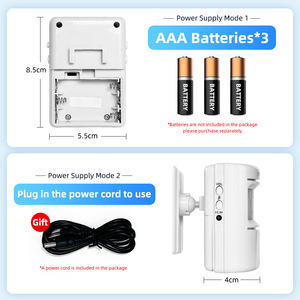 <span class=keywords><strong>Sonnette</strong></span> de <span class=keywords><strong>porte</strong></span> à détecteur unique alimentée par pile, détecteur de mouvement, <span class=keywords><strong>sonnette</strong></span> de visiteur, <span class=keywords><strong>sonnette</strong></span> de <span class=keywords><strong>porte</strong></span> pour magasin, entrepôt, directement de l'usine - Product Image 3