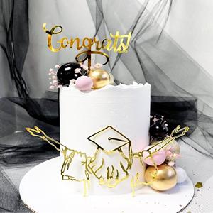 Nouveauté : Décoration de gâteau personnalisée en acrylique 3D avec visage pour la remise des diplômes – Fournitures haut de gamme pour la décoration de gâteaux - Product Image 2