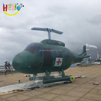 Helicóptero Inflable Gigante Personalizado para Eventos Publicitarios