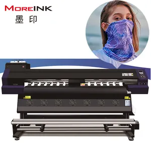 ENJET 1.9M print width 3pcs 4720 printheads stable sublimation curtain bedding Cycling face towel printer