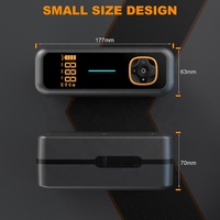 Compresseur d'air numérique portable sans fil Sytung ABS 12V pour pneus, pompe de voiture haute puissance, démarreur de batterie et batterie externe