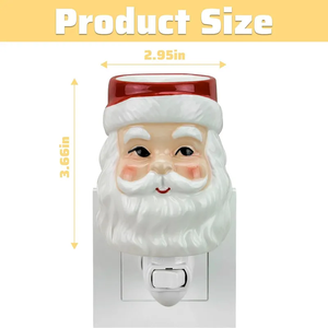 เทียนไขไฟฟ้าสีขาว,เทียนหอมไฟกลางคืนให้ความอบอุ่นเทียนหอมละลายเเละทาร์ตหรือน้ำมันหอมระเหย - Product Image 4