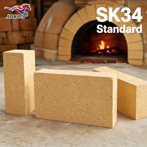 <span class=keywords><strong>Ladrillo</strong></span> Refractario de Arcilla de Alta Alúmina SK34, Resistente al Calor hasta 1450°C, <span class=keywords><strong>Ladrillo</strong></span> de Chamota Ignífugo <span class=keywords><strong>para</strong></span> Hornos Industriales y Domos de Hornos de Pizza - Product Image 1