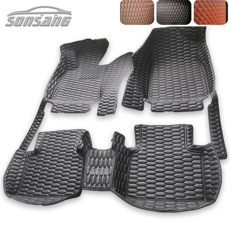 Para las esteras del coche del deporte de la gama Rover-Hexágono