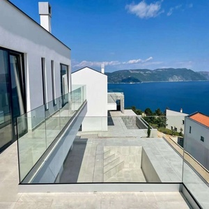 Balaustre di lusso & corrimano Villa <span class=keywords><strong>balcone</strong></span> Glasgelander Parapetto in vetrino <span class=keywords><strong>balcone</strong></span> ringhiera in alluminio U Channel ringhiere - Product Image 6