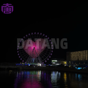 Luz LED RGB personalizable para rueda de la fortuna, iluminación de atracciones para jardín, paisaje, parque de atracciones, plástico PVC blanco - Product Image 6