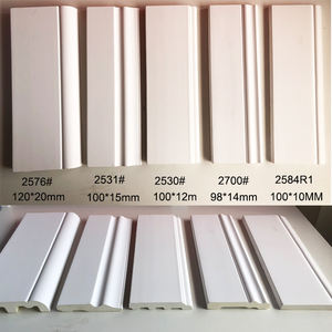 Foshan Polyuréthane D'UNITÉ CENTRALE de PVC <span class=keywords><strong>Mousse</strong></span> Plinthe panneau Bas de Ligne pour le plancher - Product Image 3
