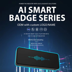 AI智能录音徽章 Wi-Fi 便携式语言翻译设备 销售通话实时上传转录 - Product Image 1